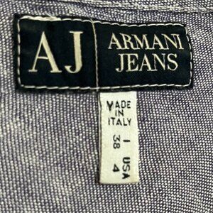 Vintage Armani Jeans Denim Midi Dress
